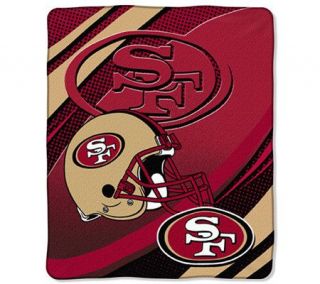 NFL San Francisco 49ers 50x60 Micro Raschel Throw Blanket —