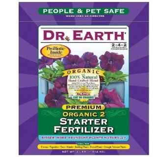 Dr. Earth 701 Organic 2 Transplant Starter Fertilizer, 4 Pound  Patio, Lawn & Garden