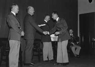 1938 photo Diplomas conferred on War College graduates. Washington, D.C., Jun b6  