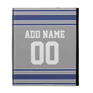 Team Jersey with Custom Name and Number iPad Cases