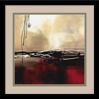 Laurie Maitland 'Symphony in Red and Khaki I' Framed Art Print Prints