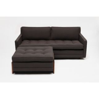 ARTLESS UP Two Seater with Ottoman in Graphite A UP TWS OTW 1 G