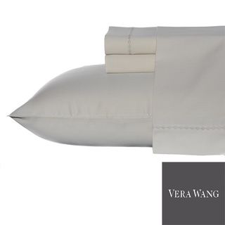 Vera Wang Scallop Stitch Cotton Sheet Set