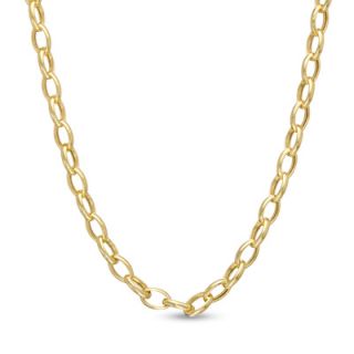 Ladies 14K Gold 3.2mm Rolo Chain Necklace   18   Zales