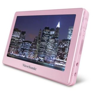 ViewSonic 4.3 Portable Media Player 8GB   Pink      Electronics