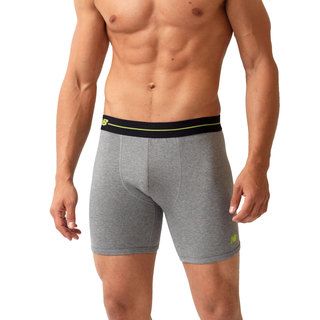 New Balance Mens Essential White And Grey Trunks (pack Of 2 Pairs)