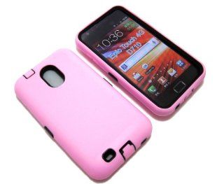 Cell Nerds Dual Protection Case Cover, Light Pink and Black Inner Plastic, for The Samsung Galaxy S2 from Sprint, Virgin Mobile (SPH D710), US Cellular (SCH R760) & Boost Mobile   Cell Nerds Packaging Cell Phones & Accessories