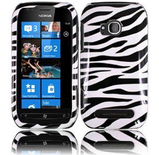 Zebra Hard Case Cover for Nokia Lumia 710 Cell Phones & Accessories