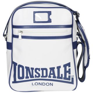 Lonsdale Messenger Bag   White      Mens Accessories