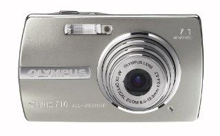 Olympus Stylus 710 7.1MP Ultra Slim Digital Camera with 3x Optical Zoom (Silver)  Point And Shoot Digital Cameras  Camera & Photo
