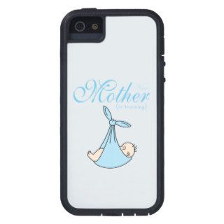 Cute Ladies New Mother In Training Blue Ex5 iPhone 5 Covers