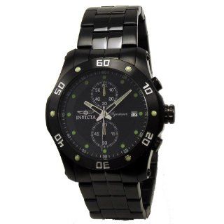 Invicta Signature II Chronograph Black Dial Black Ion plated Mens Watch 7387 at  Men's Watch store.