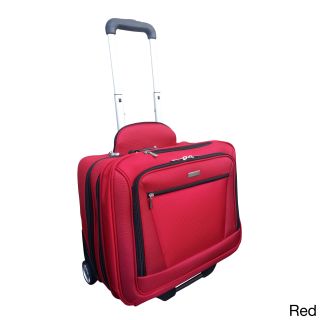H2t Executive Carry on Rolling Upright Laptop Briefcase