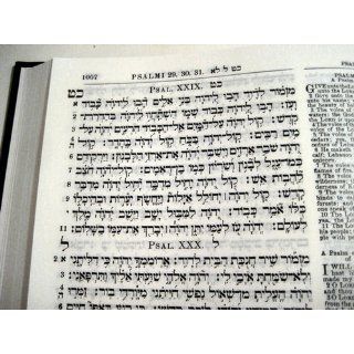Hebrew English Bilingual Old Testament PR KJV/FL American Bible Society 9780564000395 Books