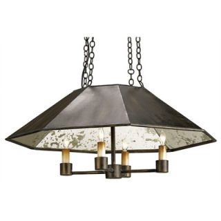 Currey & Company Annandale 4 Light Pendant 9087