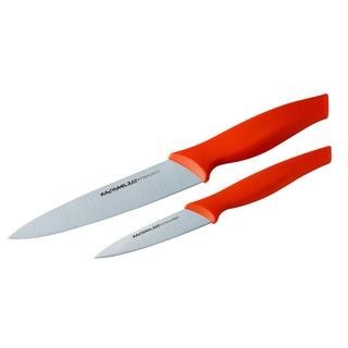 Rachael Ray Orange 2 piece Japanese Stainless Steel Fruit And Vegetable Knife Set