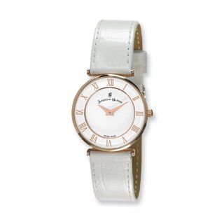 Ladies Jacques du Manoir White Strap Watch at  Women's Watch store.
