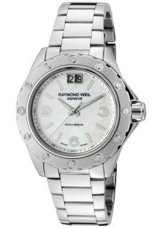 Raymond Weil 6170 ST 05997  Watches,Womens RW Spirit White Diamond White MOP Dial Stainless Steel, Luxury Raymond Weil Quartz Watches