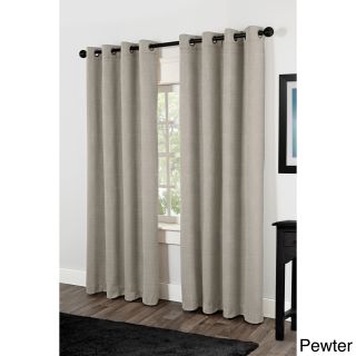 Amalgamated Textiles Inc. Villamora Thermal Insulated Grommet Top Curtain Panel Pair Grey Size 54 x 84