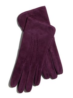 Three Cords Suede Gloves by Portolano