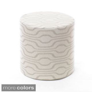 Adora Ikat Cylinder Pouf