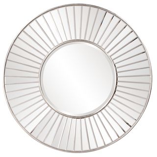 Marley Forrest Isa Silver Round Mirror Silver Size Large