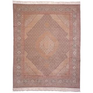 Safavieh Hand knotted Tabriz Herati Multi Wool/ Silk Rug (8 X 10)