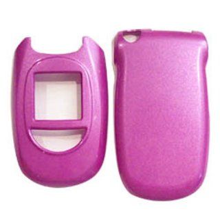 Hard Plastic Snap on Cover Fits LG VX8300 Solid Honey Purple Verizon Cell Phones & Accessories