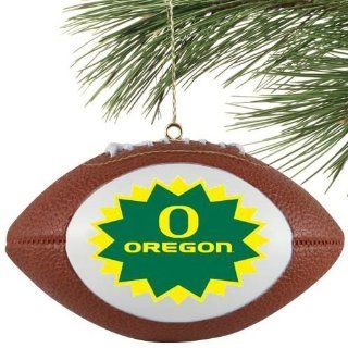 NCAA Oregon Ducks Mini Replica Football Ornament   Ornament Hanging Stands
