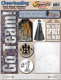 Cheerleading Cardstock Scrapbook Stickers (715)