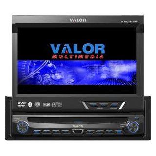 Valor ITS 703W Single Din AM/FM/DVD Receiver with 7 Inch Touch Screen Monitor  Vehicle Dvd Players 