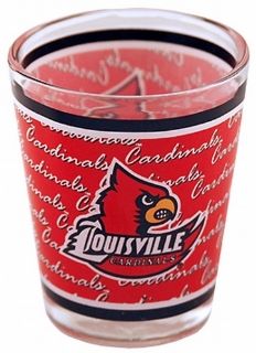 NCAA Louisville Cardinals Shotglass Wrap  Sports Fan Shot Glasses  Sports & Outdoors