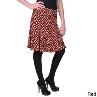 Journee Collection Juniors Printed Flare Skirt