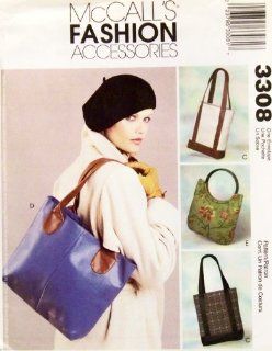 OOP McCall's Pattern 3308. Assorted Totes & Bags to Carry It All