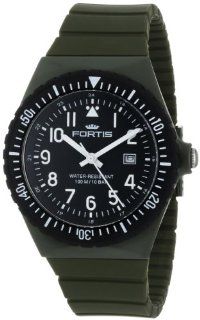 Fortis Colors C 704.06 Olive Silicone Pop Out Watch Watches