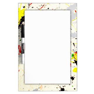 Paint Splatter Background (1) Dry Erase Board