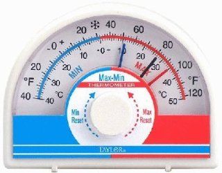 Maximum Minimum Recording Dial Thermometer   MAX MIN RECORDING DIAL THERMOMETER