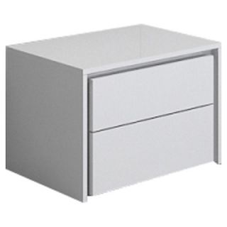 Casabianca Furniture Zen 2 Drawer Nightstand CB/1104 N WH / CB/1104 N E Finis