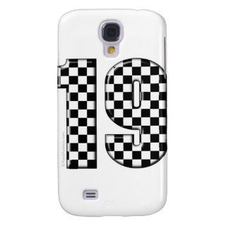 racing number 19 samsung galaxy s4 case
