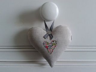 appliqued lavender heart by caroline watts embroidery