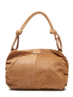Ruched Python Side Small Shoulder Bag by Sequoia Paris