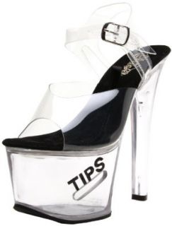 Pleaser Women's Tipjar 708 5 Sandal Shoes