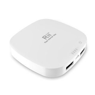 Rii 4000mAh Portable Power Bank Pack External Battery Backup Charger Compatible with iPhone 5S, 5C, 5, 4S, 4 ,iPad Mini, iPods, Samsung Galaxy S4, S3, S2, Note 2, HTC One, EVO, Thunderbolt, Droid DNA, Motorola ATRIX, Droid, Google Glass, Nexus 4, LG Optimu