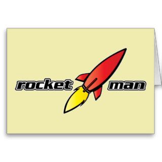Rocket Man Greeting Card