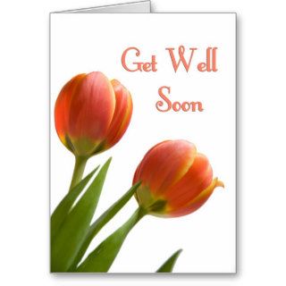 Floral Business Get Well Soon Group Card