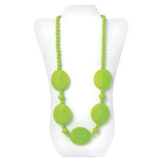 Nixi by Bumkins Pietra Silicone Teething Necklace   Green