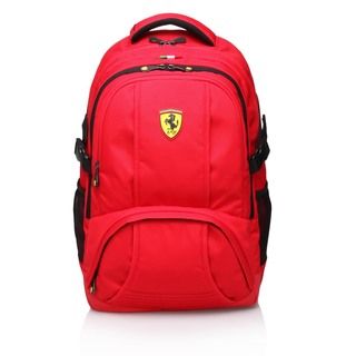 Ferrari Red Travel Backpack (active Collection)