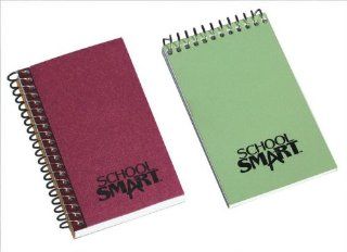 School Smart Memo Notebook   3 x 5   Top Opening   Coil Bound   100 Sheets  Memo Paper Pads 