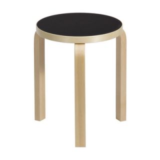 Artek 60 Stool ARK1018 Finish Black Linoleum