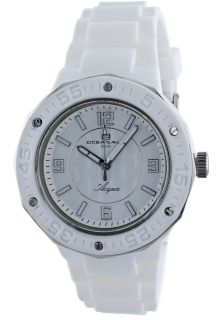 Oceanaut 4AA1C3804  Watches,Womens Aqua White Dial White Silicone, Casual Oceanaut Quartz Watches